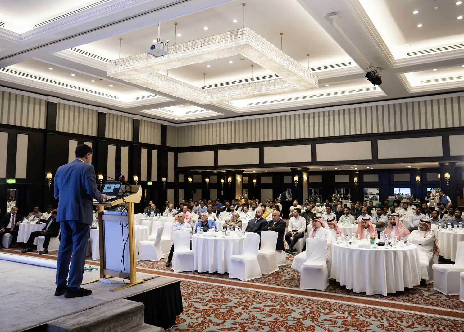 Conference hall produced by Zoom Events in Bahrain