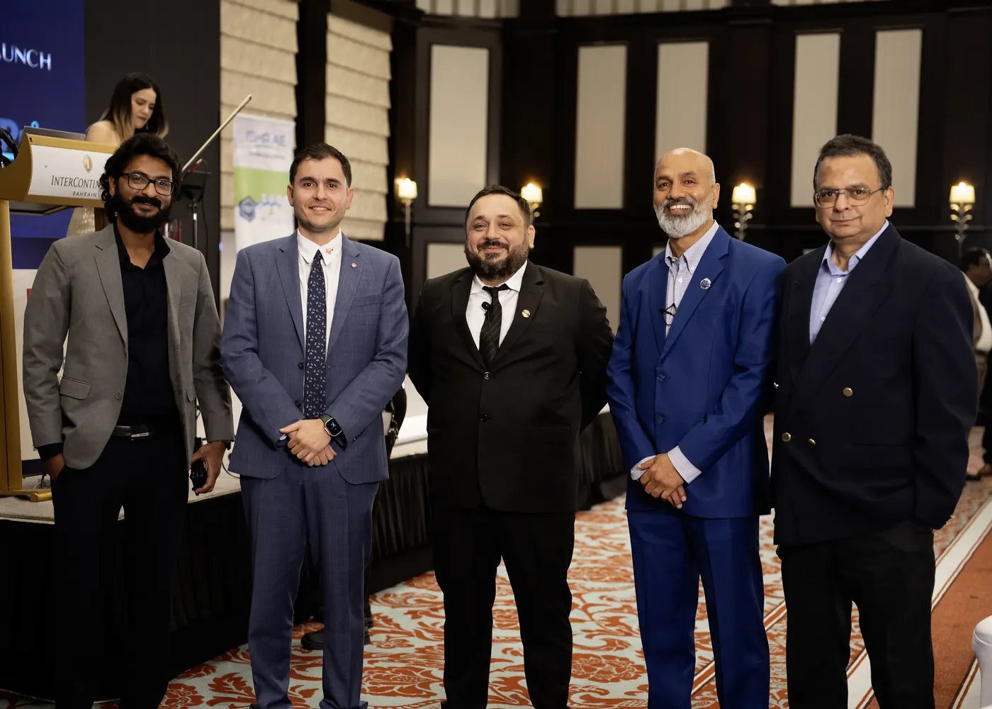 Guests at a corporate event in Bahrain